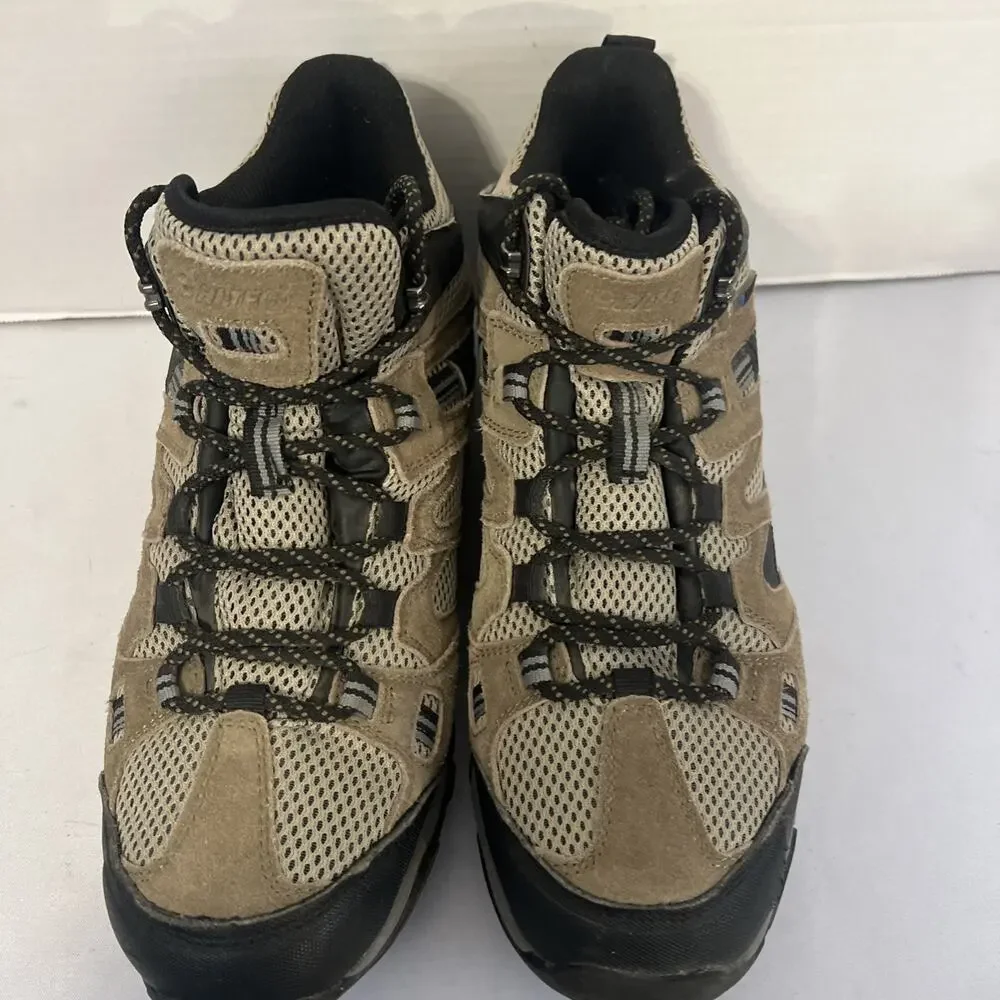 Hi-Tec Hiking Boots Deco Mid WP Waterproof Lace Up Tan Brown Men’s Size 9.5